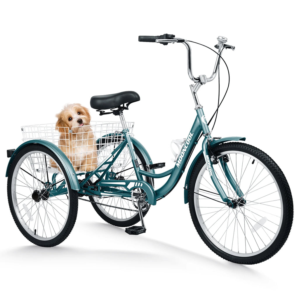 24 Single Speed Tricycle with Basket W712524