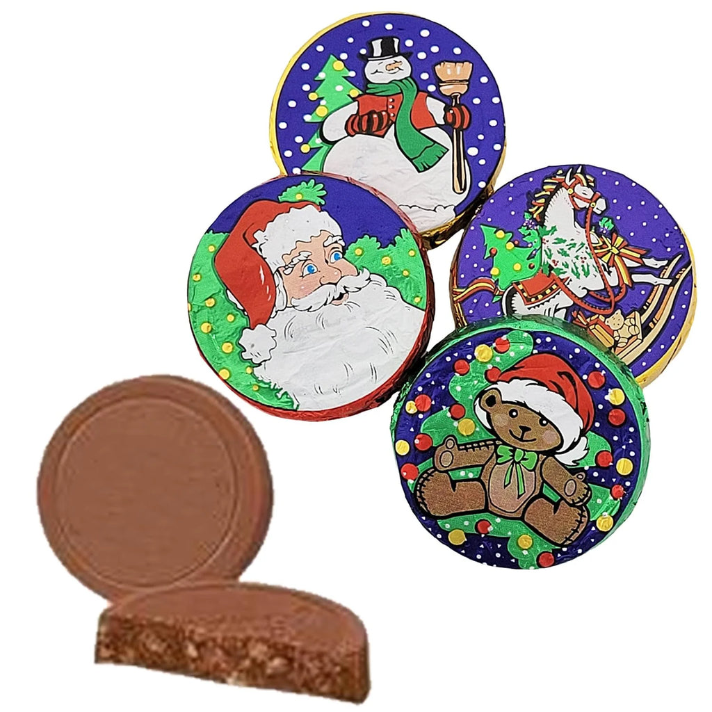 Chocolate Individually Wrapped Silver Foils Kosher Dairy 5 Pounds F5626