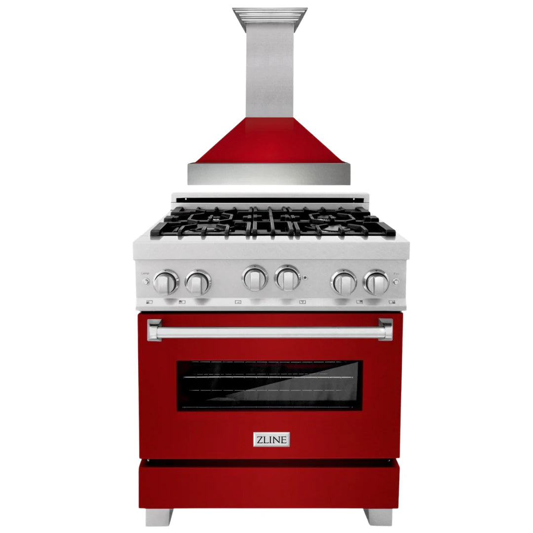30 Gas Range and Range Hood Appliance Package W314169