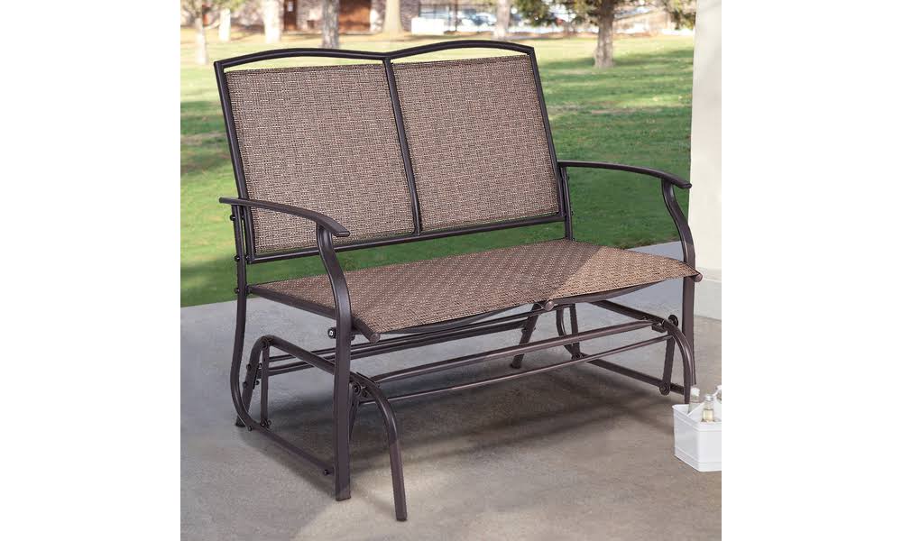 Patio Glider Rocking Bench 2 Person Loveseat O115059