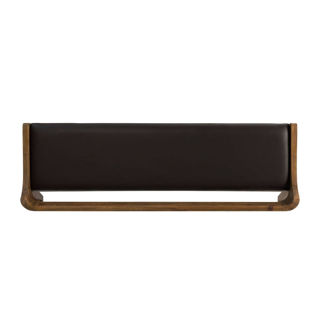 Chestnut Wire Brush Dining Bench Q3062