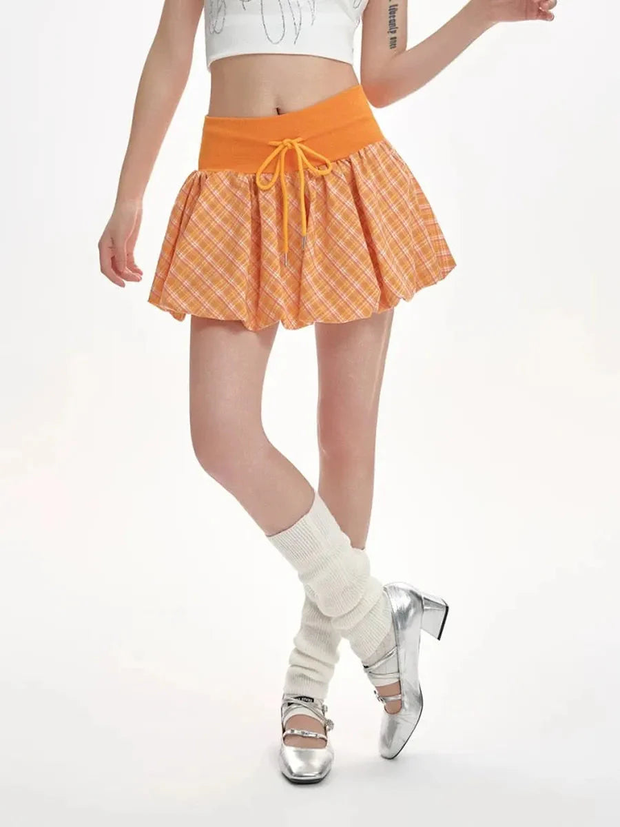 Checked Bubble Skirt G68446