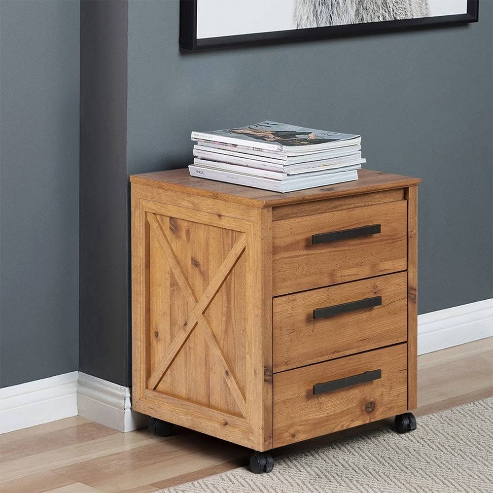 3 Drawer Mobile File Cabinet M916