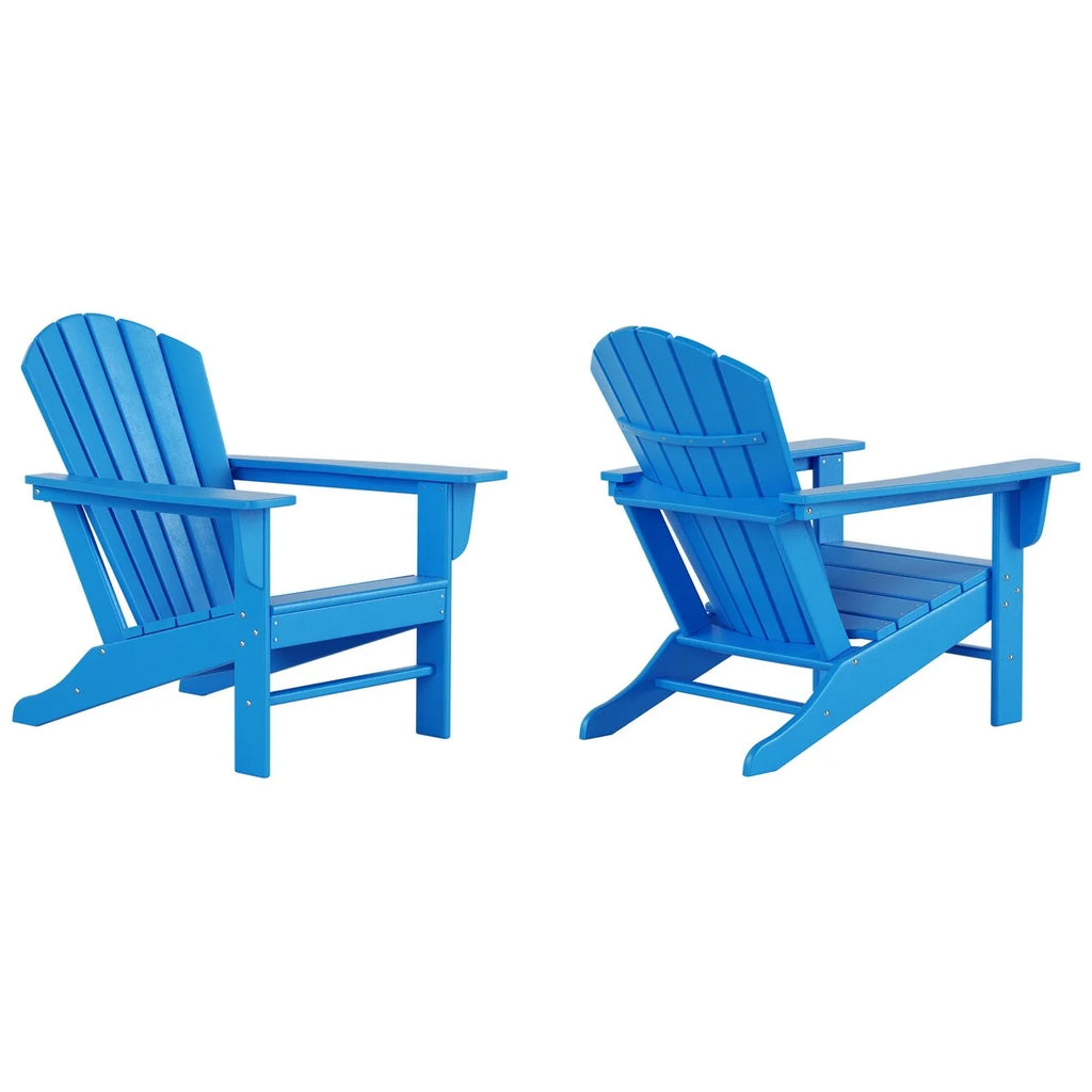 Red All Weather Poly Patio Adirondack Chair Set of 2 V7623