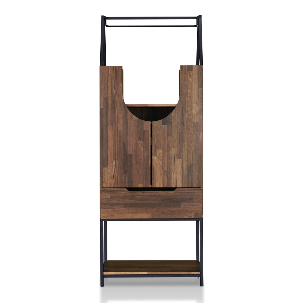 Light Hickory Wine Cabinet P3621