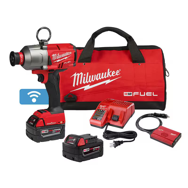 18V Lithium-Ion Brushless Cordless 7/16 in. High-Torque Impact Wrench Kit Y562141