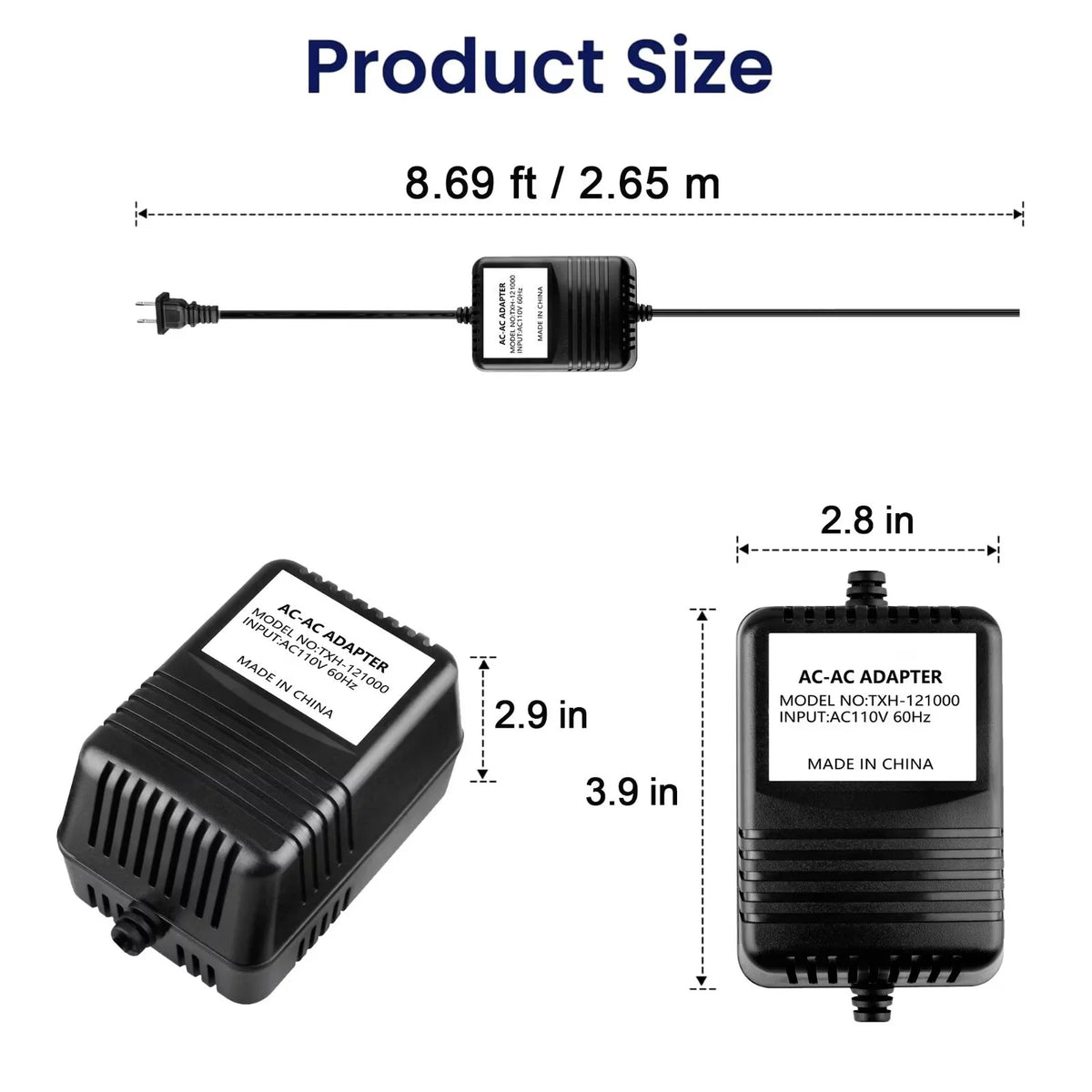 AC to AC Adapter Power PSU K8017