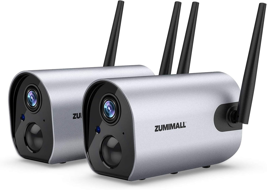 Wireless WiFi Security Camera, Rechargeable Battery Powered, 2PCS G25865
