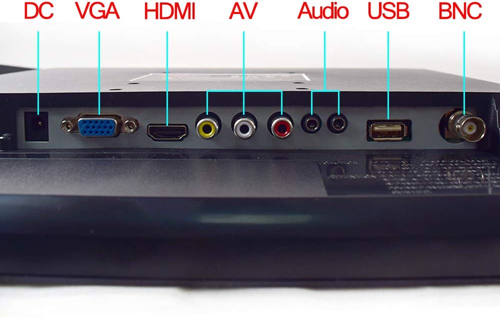 15 Professional CCTV Monitor VGA HDMI AV BNC 4:3 LCD Security Screen 1024x768 C208161