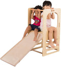 Climbing Play Tower with Slide and Chalkboard V6128