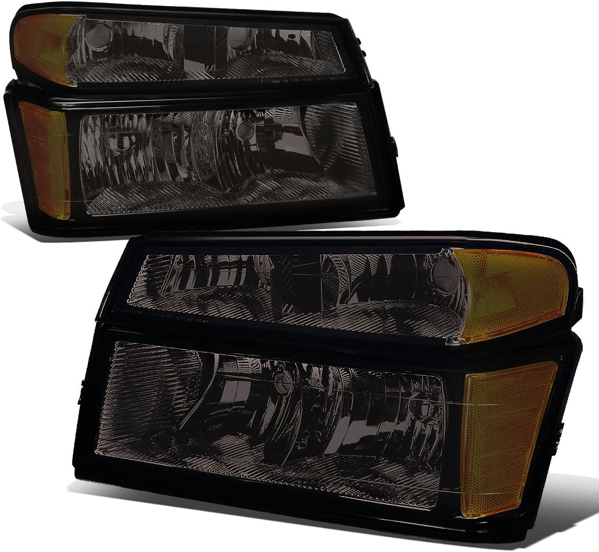 Black Housing Amber Corner Headlights with Signal Lights P39614