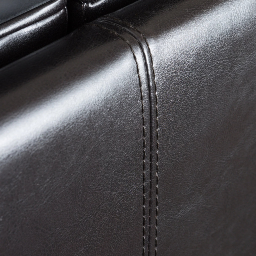 Bonded Leather Storage Ottoman S8177