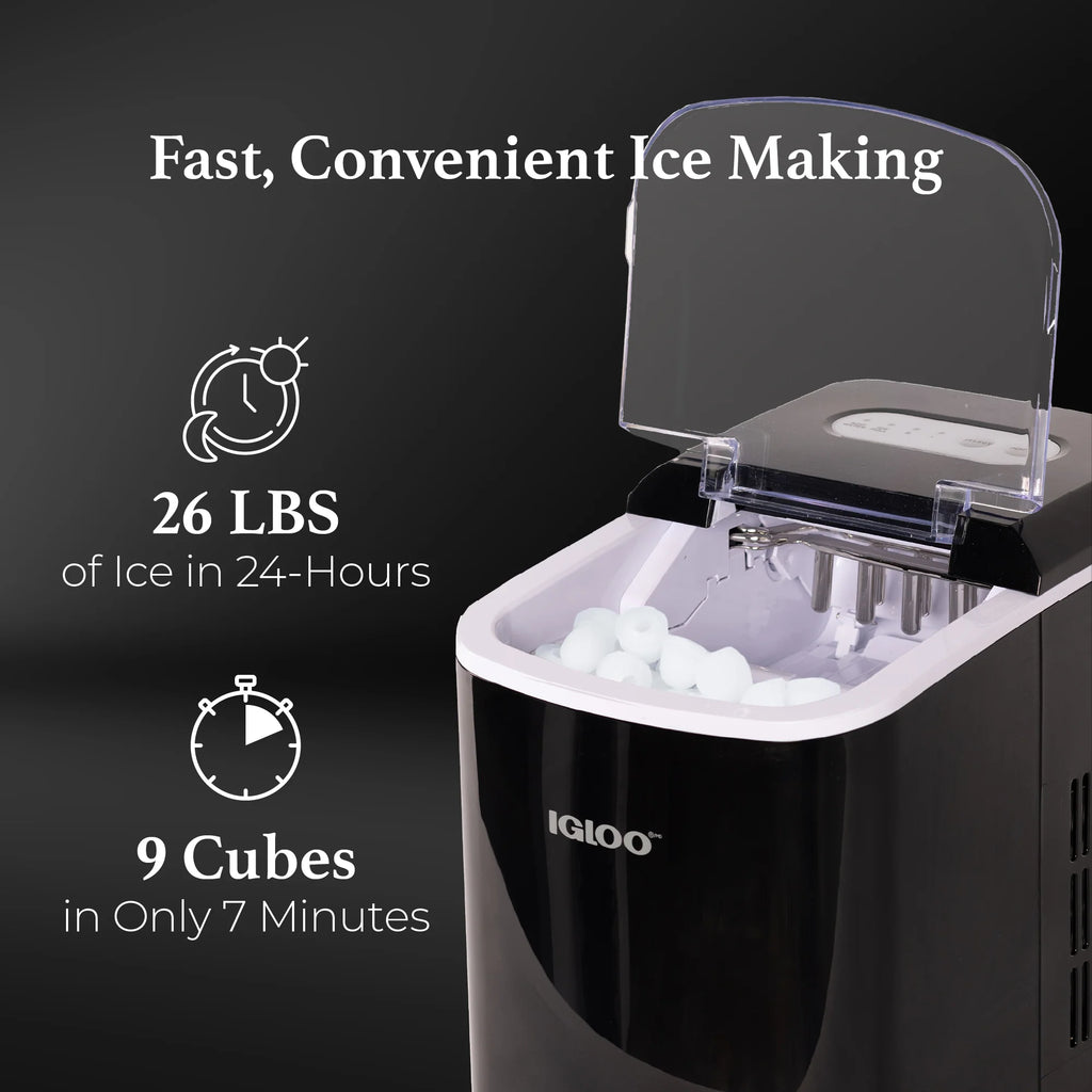 Automatic Portable Countertop Ice Maker Machine Black R8351
