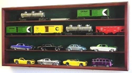 O Scale Train Display Case Cabinet Wall Rack B129
