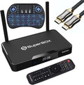 SuperBox S3 Pro with Voice Remote, Backlit Mini Keyboard & 8K HDMI Cable M329991