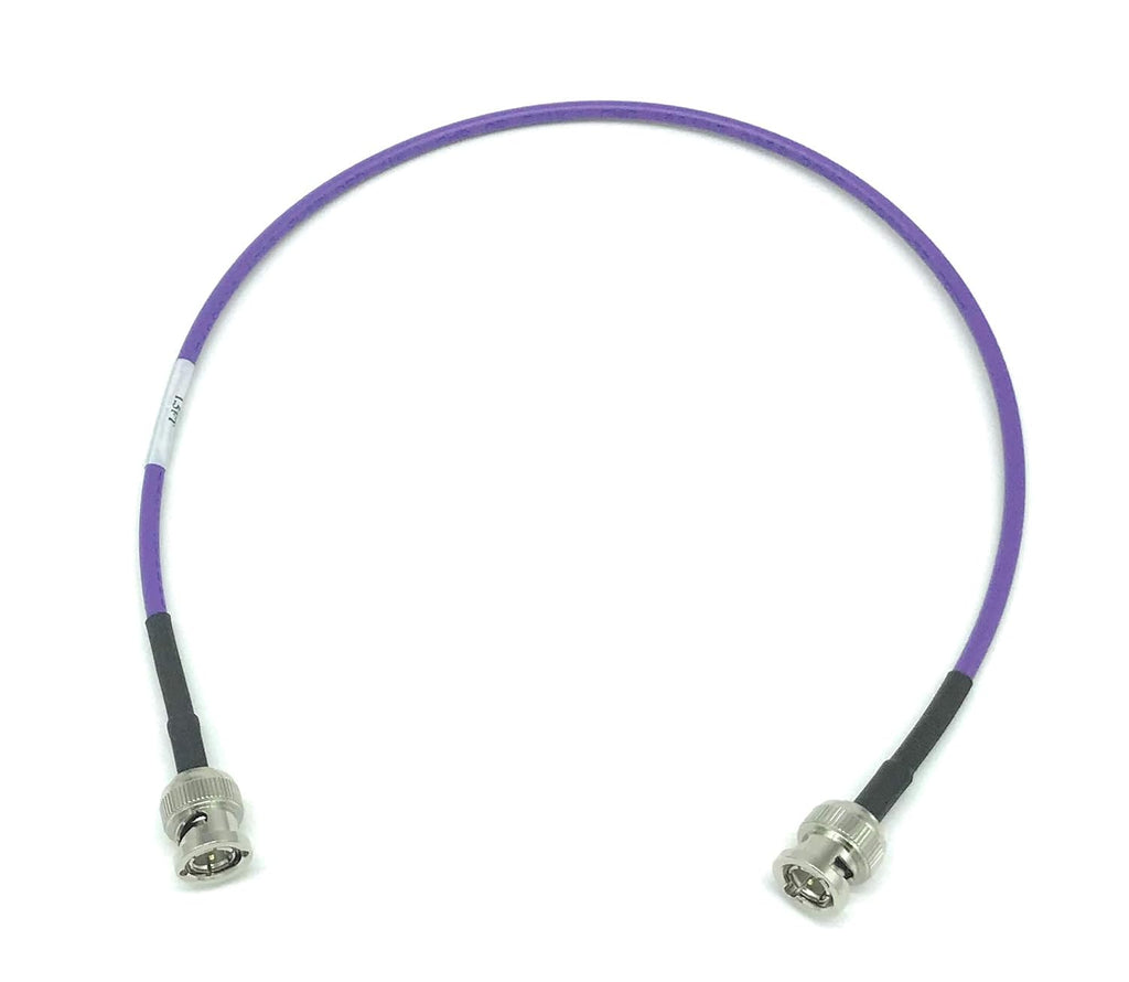 12G 4K HD SDI BNC - BNC Cable 50ft Black S643