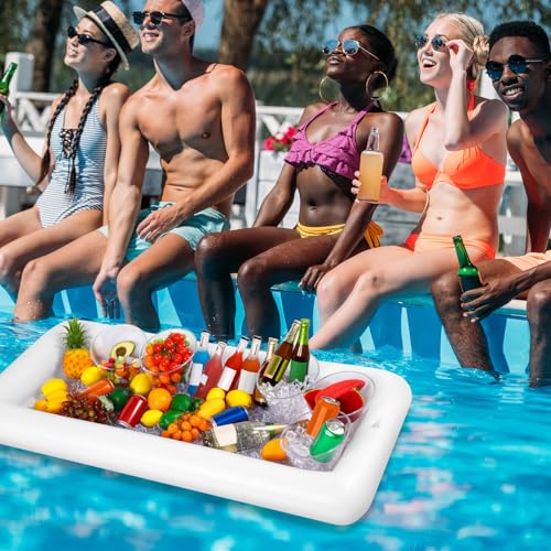 10 Pcs Inflatable Serving Tray and Salad Bowls Q547607
