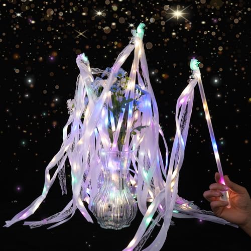 Light up Wedding Wands with Ribbons & Bells U974046