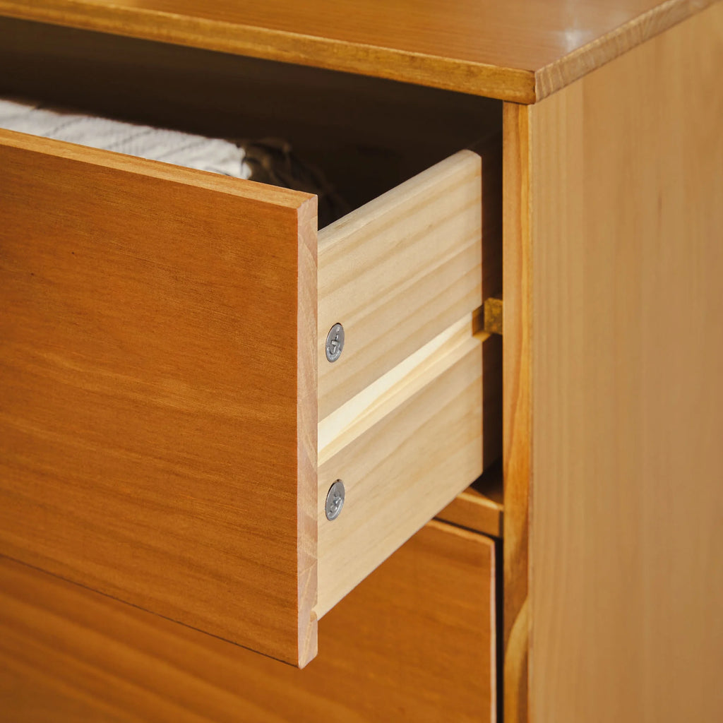 Solid Wood Walnut 3-Drawer Dresser Y574729