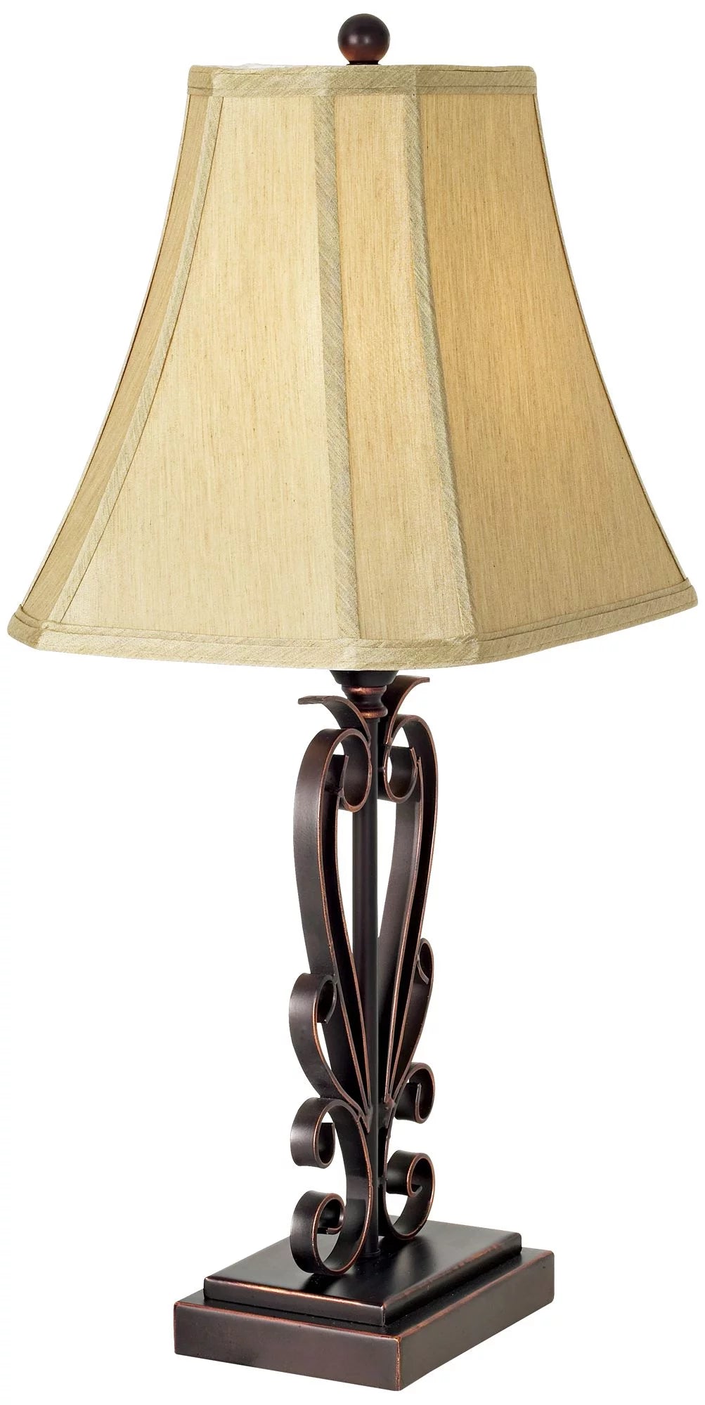 Traditional Iron Bronze Table Lamps Set of 2 G98565