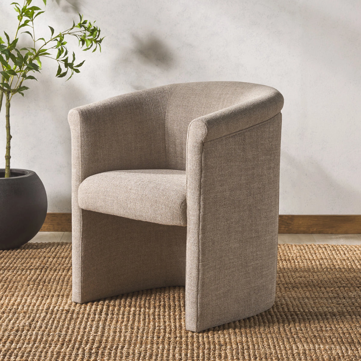 Linen Dining Chair D128674