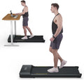 0.6-3.8 MPH 2 in 1 Walking Treadmill White O3889