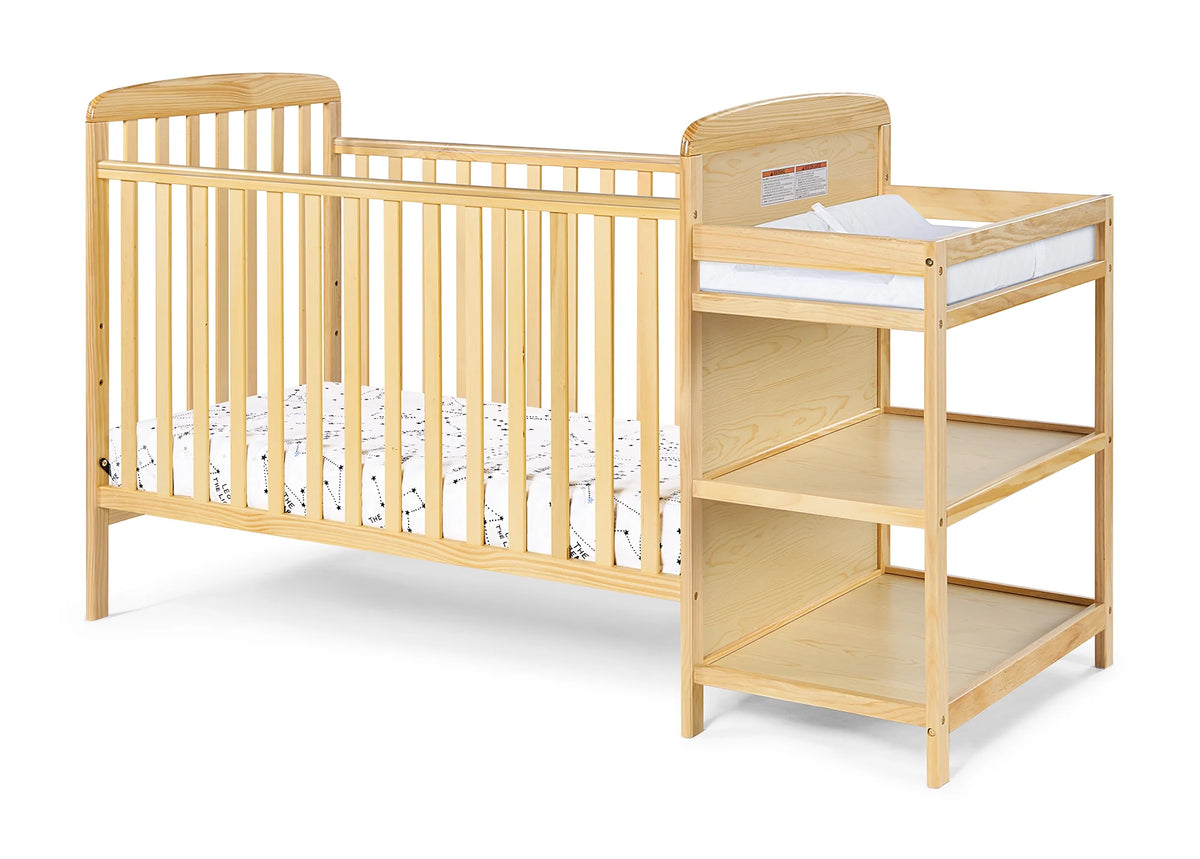 5 in 1 Convertible Crib with Changing Table Y176