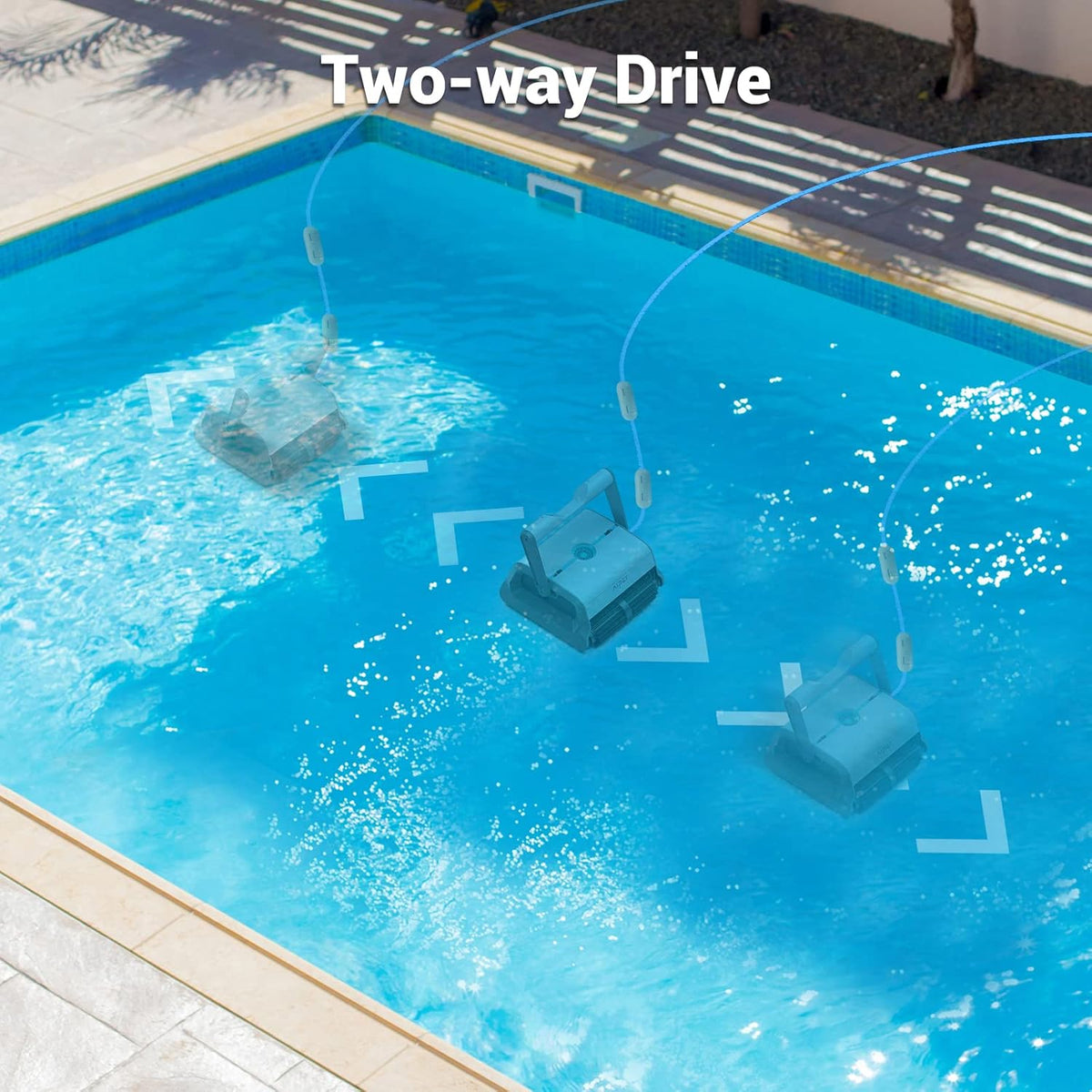 Automatic Robotic Pool Cleaner with Wall Climbing R2209