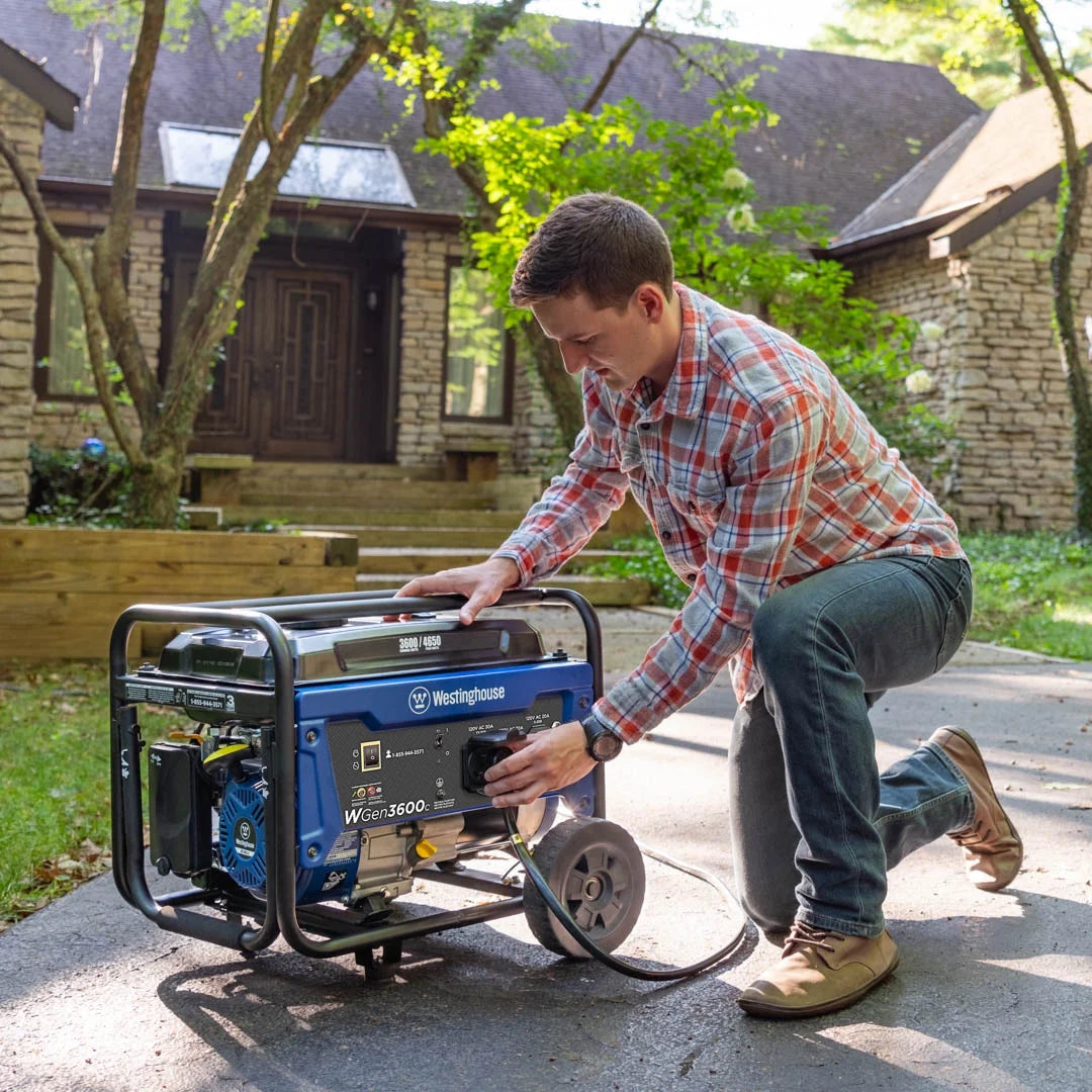 Gas Powered Portable Generator with CO Sensor T519151
