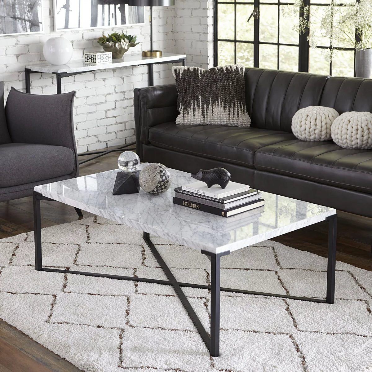 Matte Black Coffee Table G500