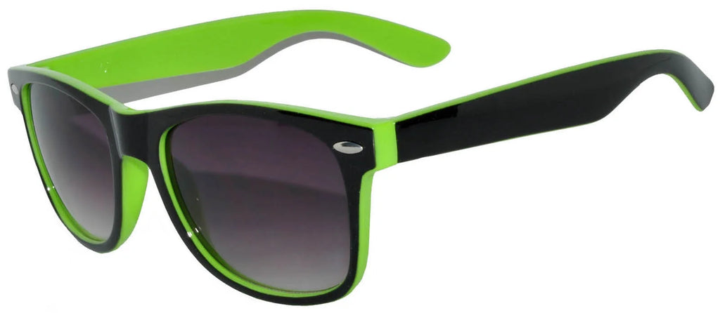 Two Tone UV400 Protection Smoke Lens Sunglasses 10 Pack C132