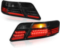 Black LED Tail Light Assembly Driver & Passenger Side N78225