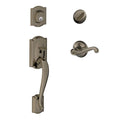 Antique Nickel Left Hand Handleset N577