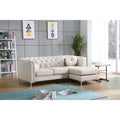 Ivory Sofa Chaise A2870