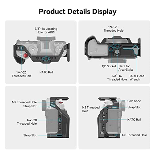 Aluminum Alloy Camera Full Cage with Shutter Button V264