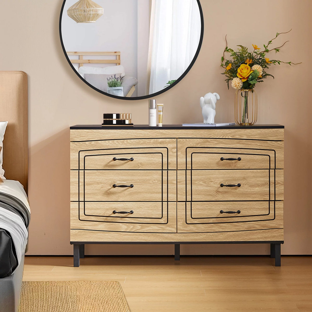 6 Drawer Double Dresser H631210