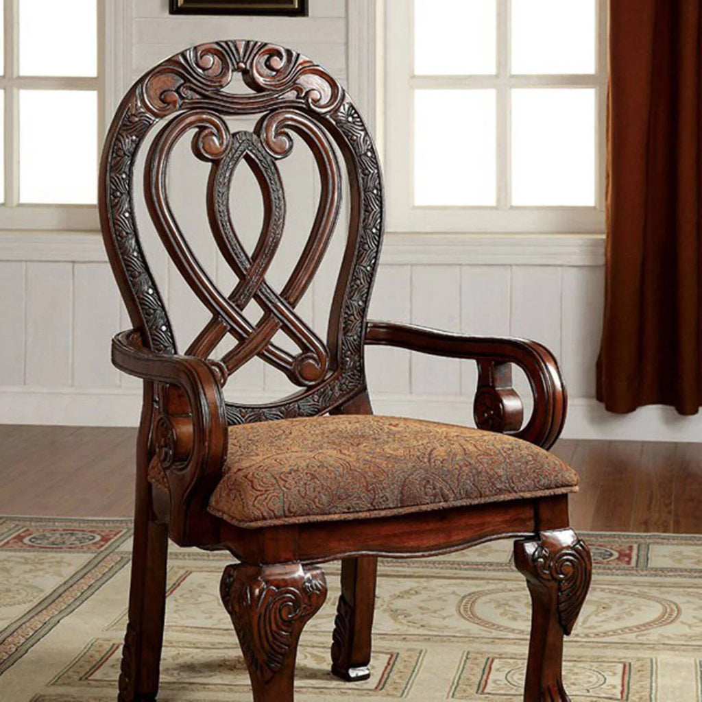 Traditional Arm Chair, Set of 2 N1198