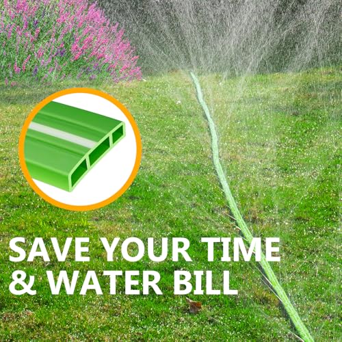 100 FT Heavy Duty Sprinkler Soaker Hose with Stakes O686701