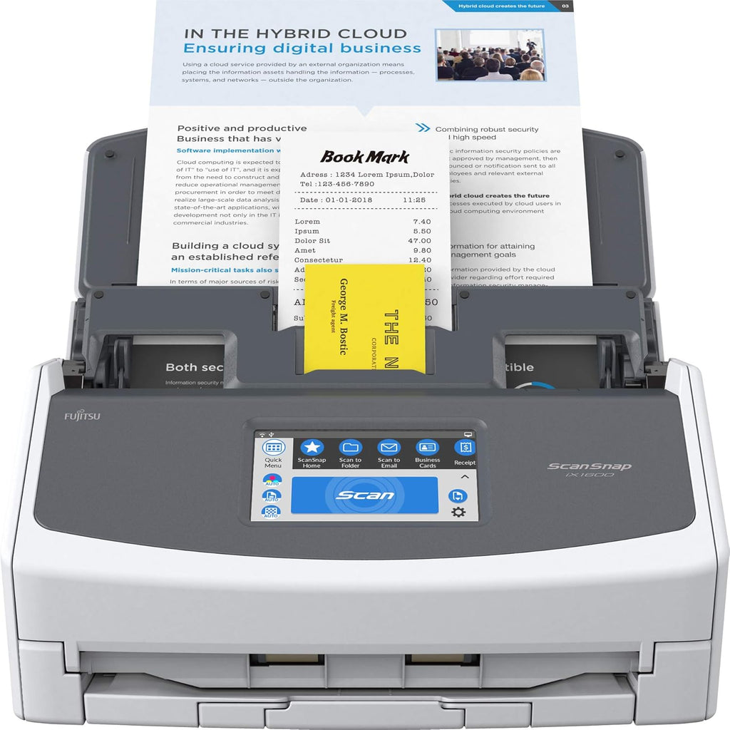 Black Document Scanner O8700