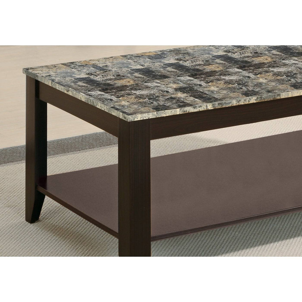 Brown Wood 3 Piece Table Set E960