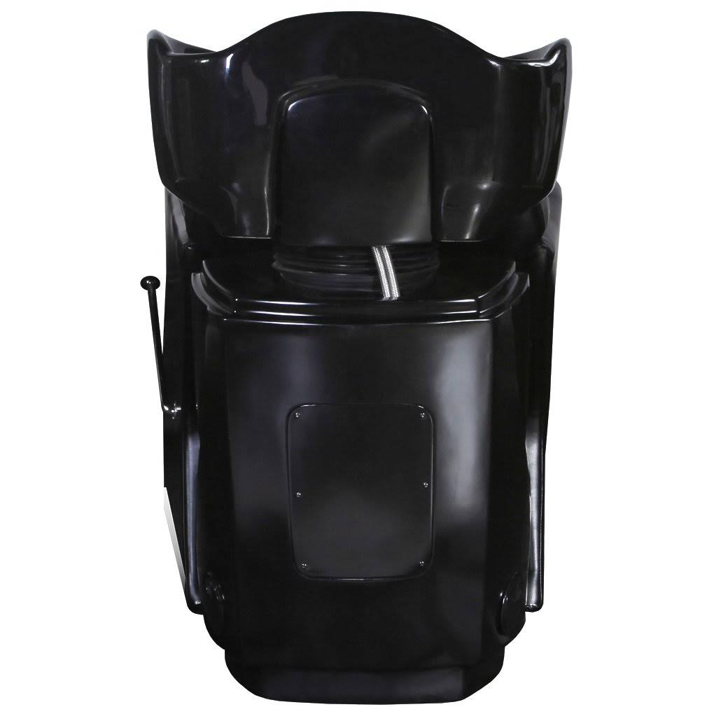 Black Shampoo Backwash Unit Bowl & Chair O6904