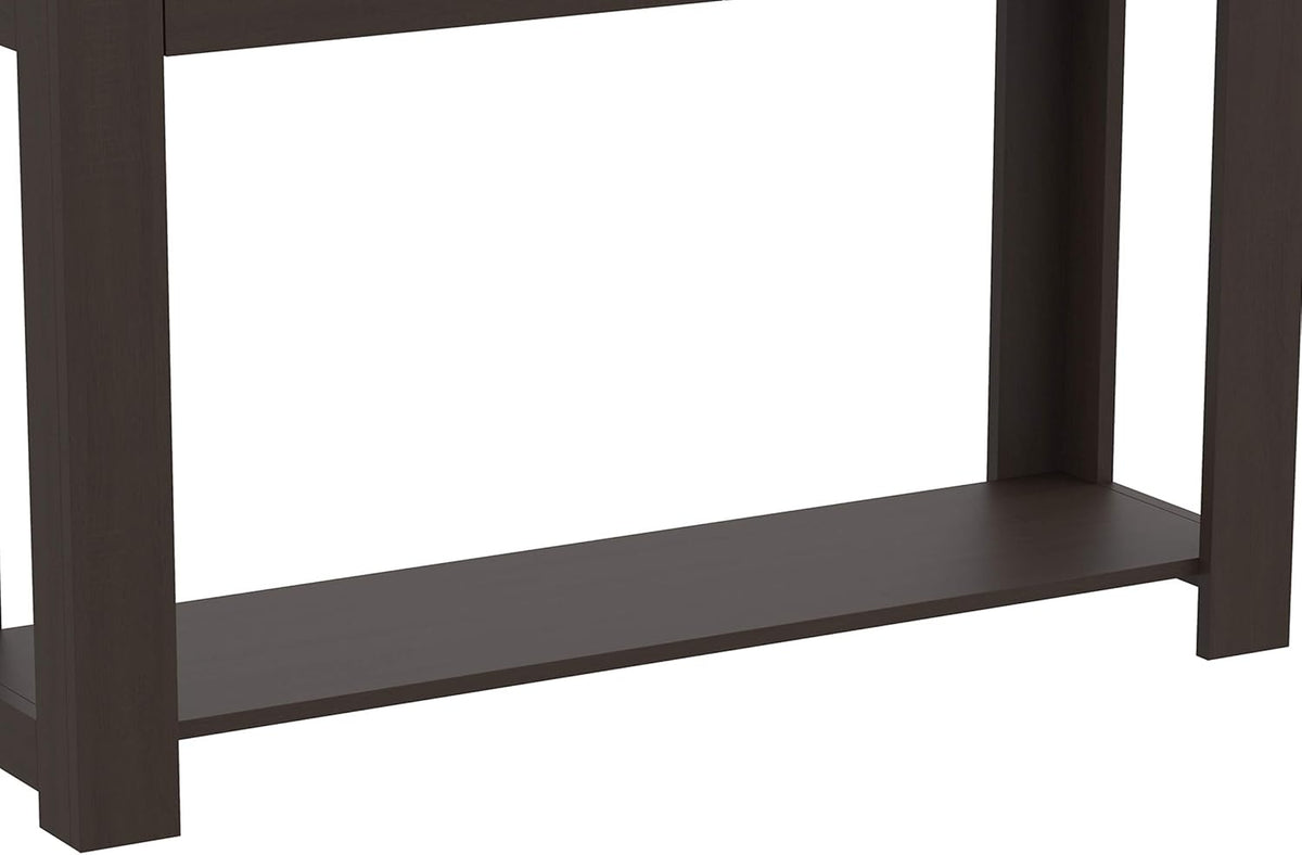 Brown 2 Drawer Console Table V707