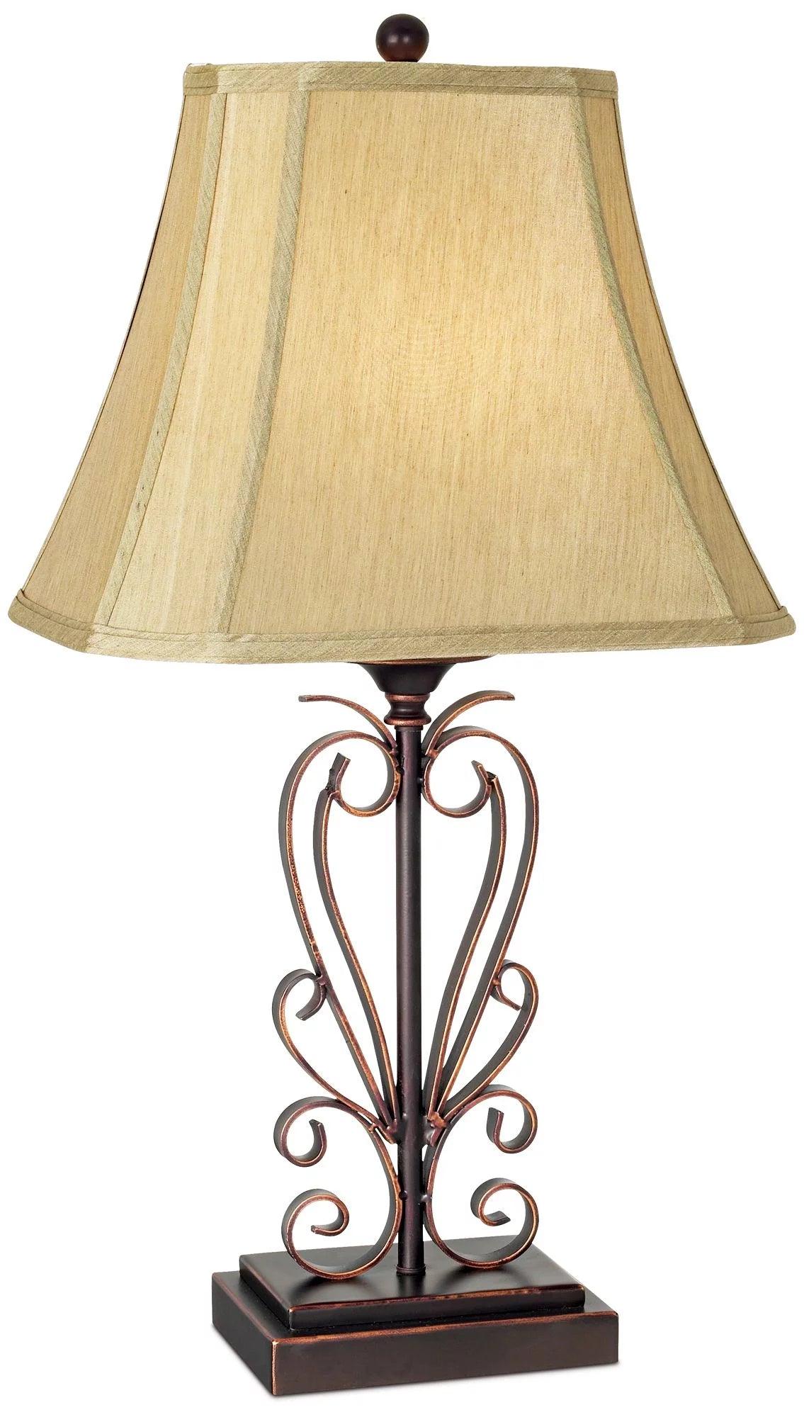 Traditional Iron Bronze Table Lamps Set of 2 G98565