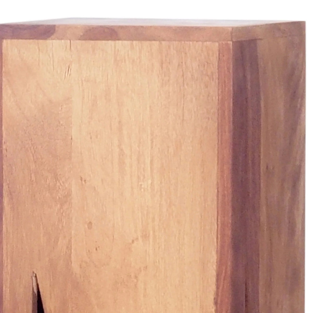 Set of 3 Sheesham Wood Pedestal Table Stand S81017