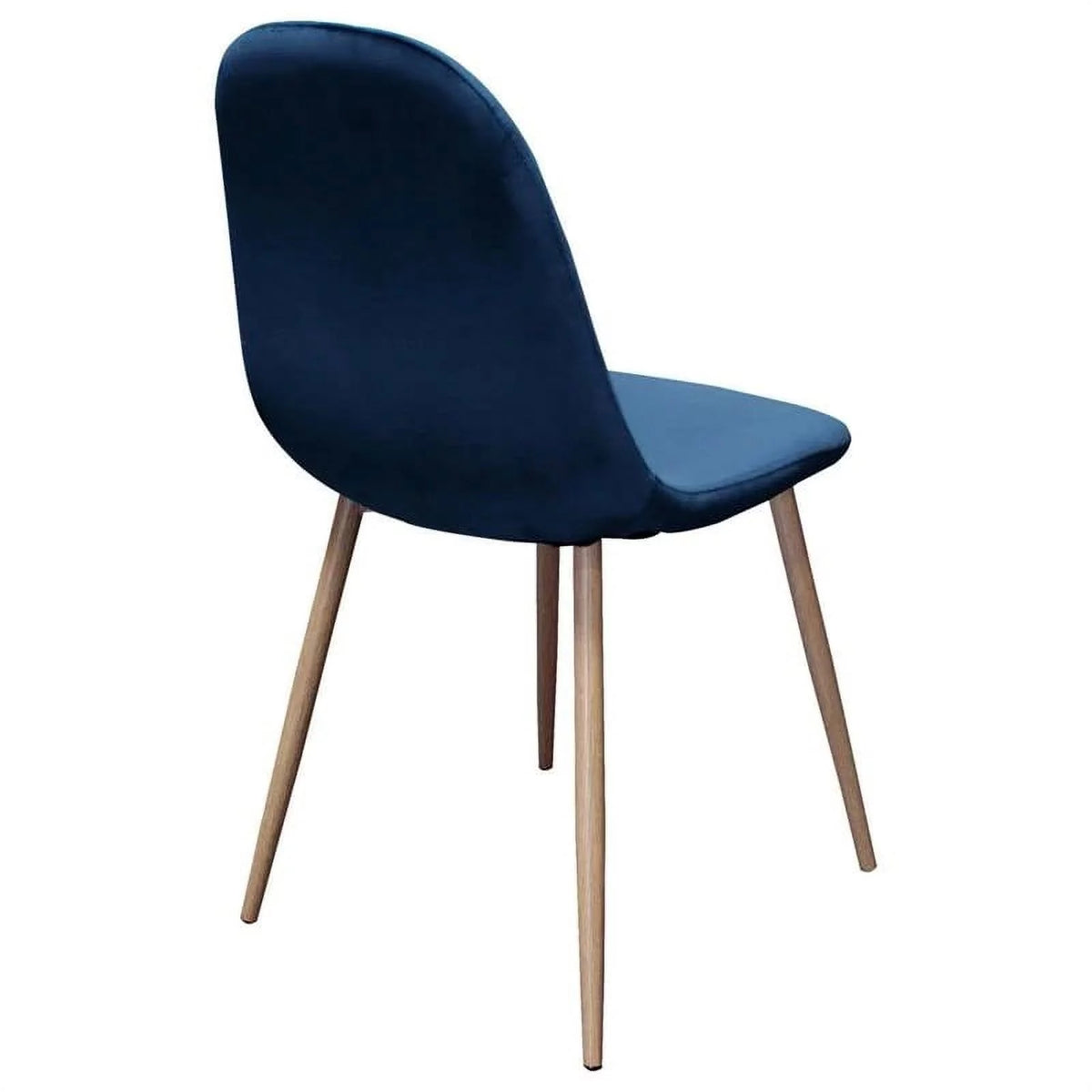 Blue Velvet Dining Side Chair Set of 4 L835