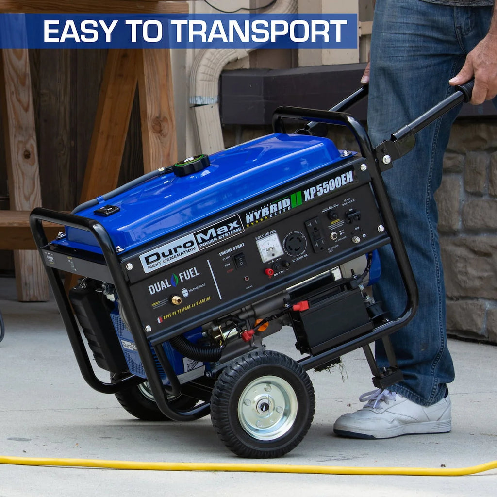 5500-Watt Dual Fuel Portable Generator Y5645