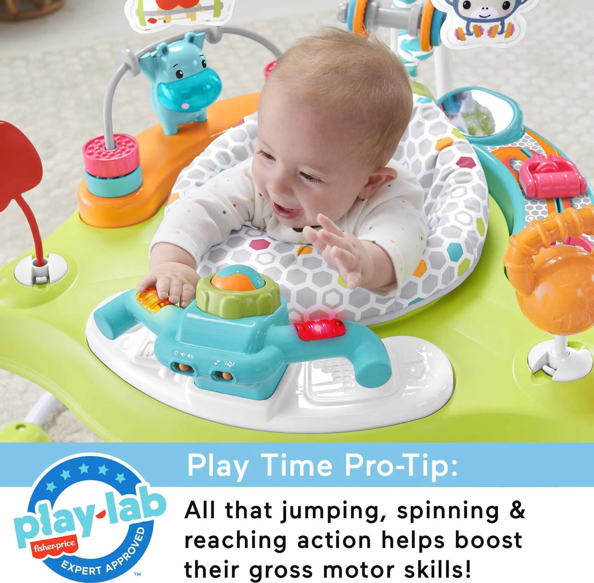 Baby Bouncer Activity Center with Lights & Music G310