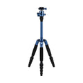 Ultralight Aluminum Travel Tripod with Ball Head, 11 lb Capacity, Blue X195