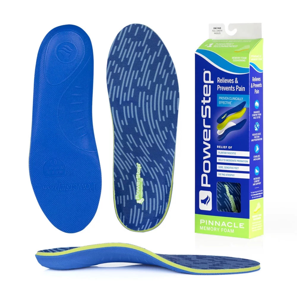 Memory Foam Full Length Orthotic Shoe Insoles with Arch Support H73593