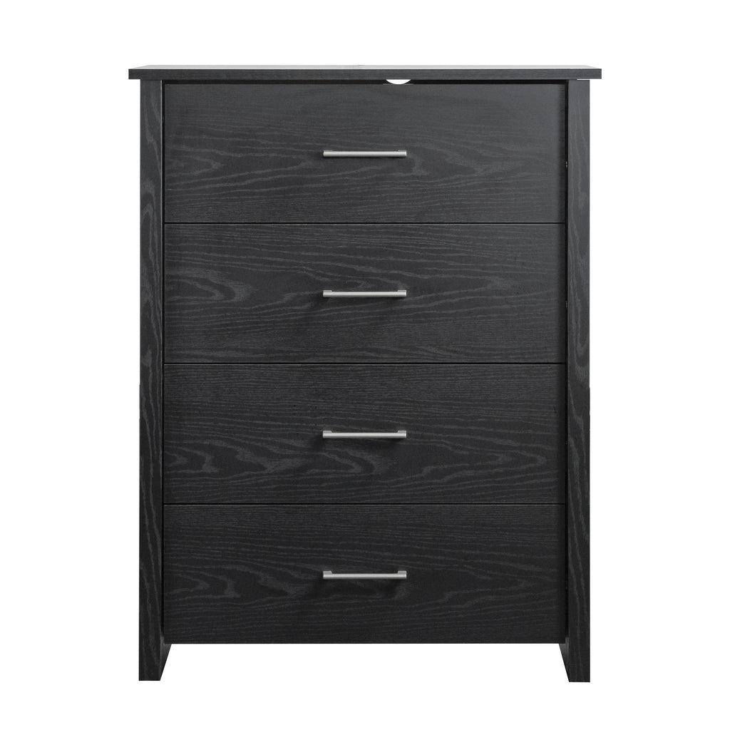 4 Drawer Walnut Finish Dresser O326